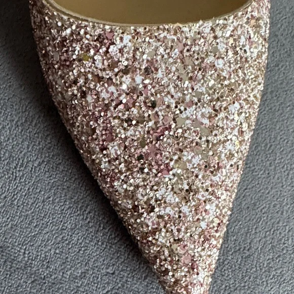 Jimmy Choo Sparkling Heels - Gold and Pink - Picture 6 of 7